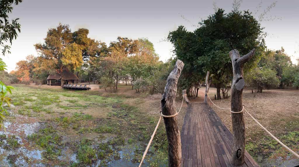 Entrance to camp