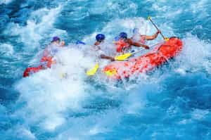 Take a Rafting excursion down the river 