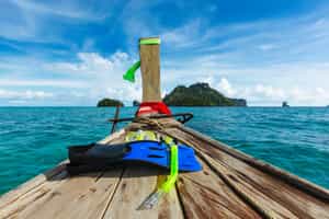 Snorkel the crystal clear waters of Krabi