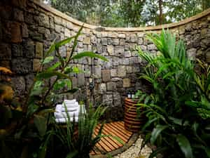 Luxury Suite outside shower