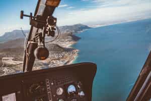Take in the views on a scenic helicopter flip