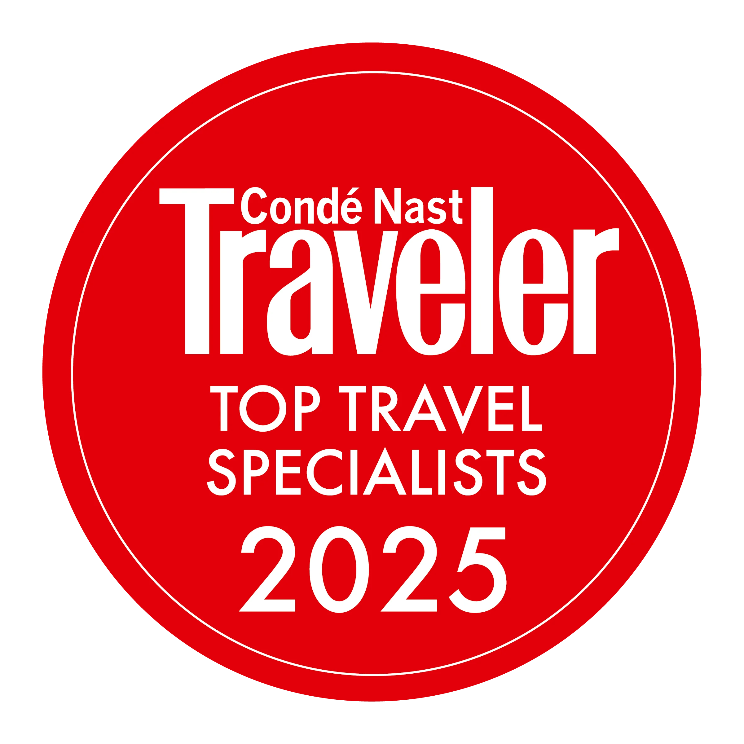 Tessa Dancer was awarded Conde Nast Traveler Top Travel Specialists 2025