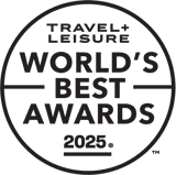 Travel and Leisure Worlds Best Awards for number 1 tour operator in the world 2024 and number 2 tour operator in the world 2025
